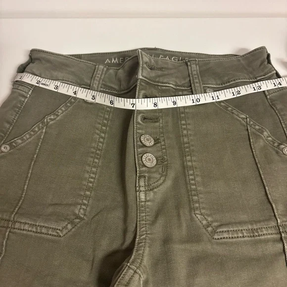 American Eagle Outfitters Olive Green jeans - Picture 5 of 7